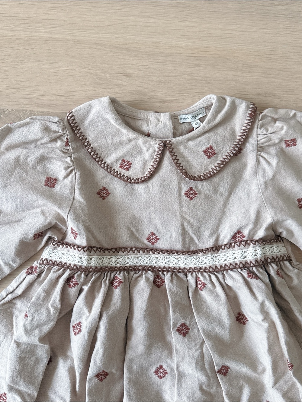 NWT Bebe Organic Ruth Dress Folk Floral - Picture 5 of 13